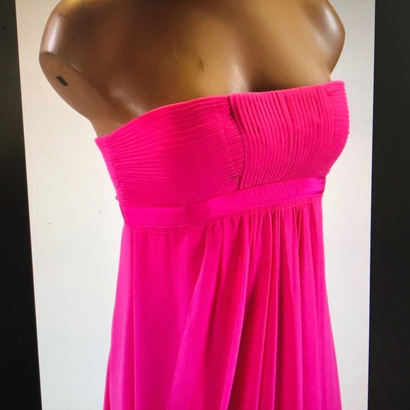 NWT BCBG Maxazria begonia chiffon gown size 10/12 - Picture 2 of 5